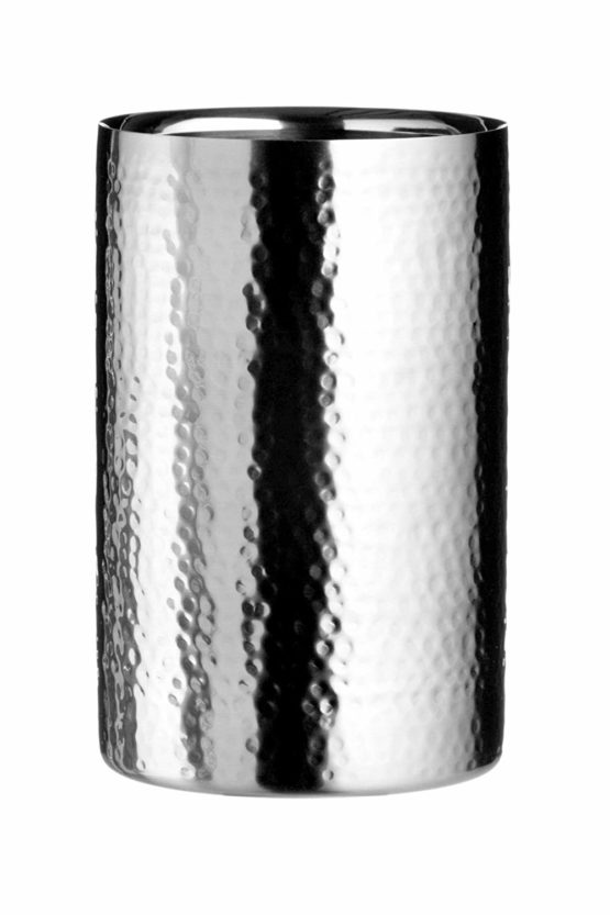 Premier Housewares Wine Cooler - Hammered Stainless Steel