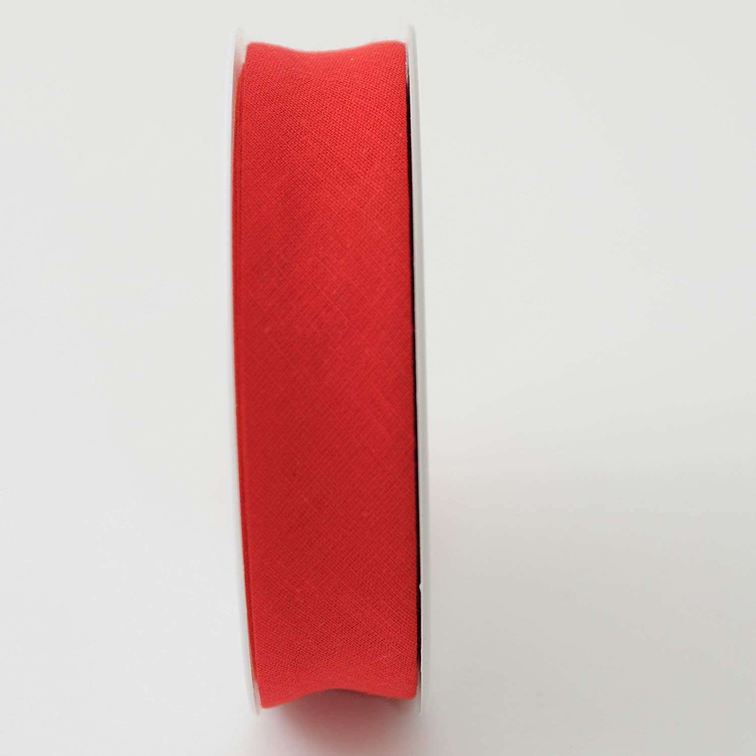 Inastri Trimz 25/5/5 mm Cotton Bias Binding, Bridal Red 40 – Double‑Fold Sewing Tape for Quilting - Image 2