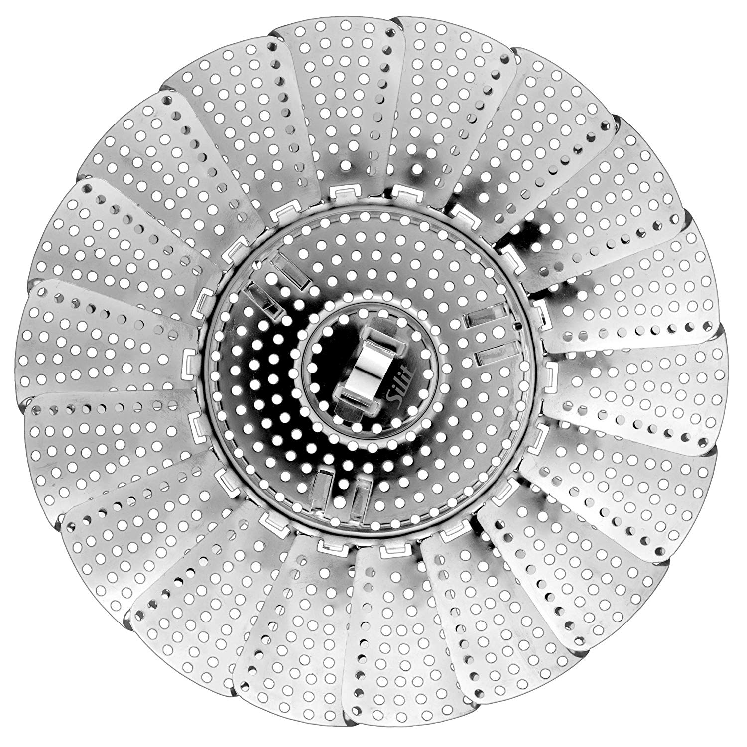 Silit Steaming Basket, Silver, 14 cm, 14.5 x 14.5 x 14.5 cm - Image 4