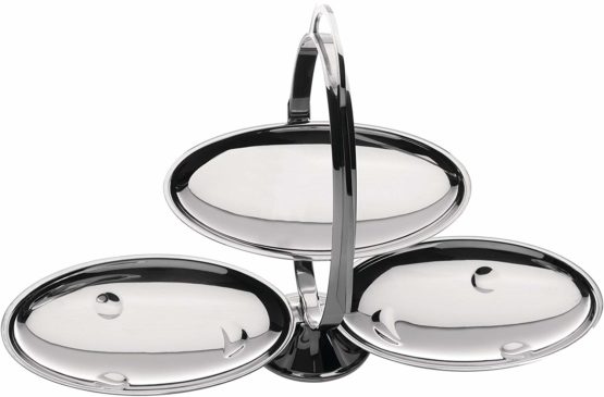 Alessi | AM37 Anna Gong, Folding Stand, 18/10 Steel, Polished