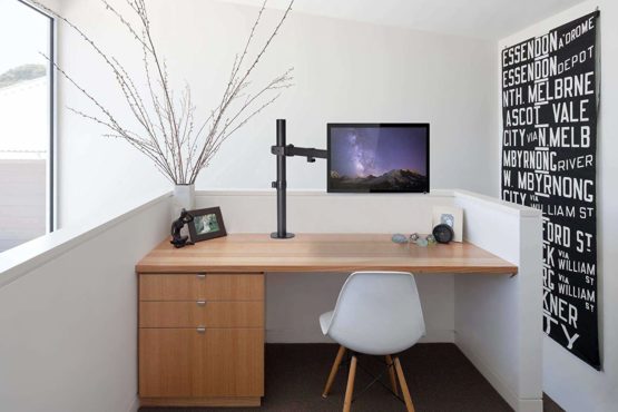 Proper Classic PC Monitor Desk Mount for 19, 21, 23, 24, 27 and 32 Inch Computer Monitors, Black - Image 4