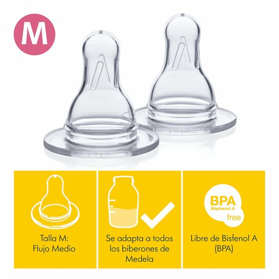 Medela 0080136 – Medium-Flow Baby Bottle with Teat. - Image 3