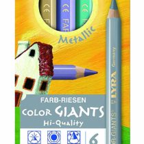 Lyra Giants Metallic Colouring Pencils 6