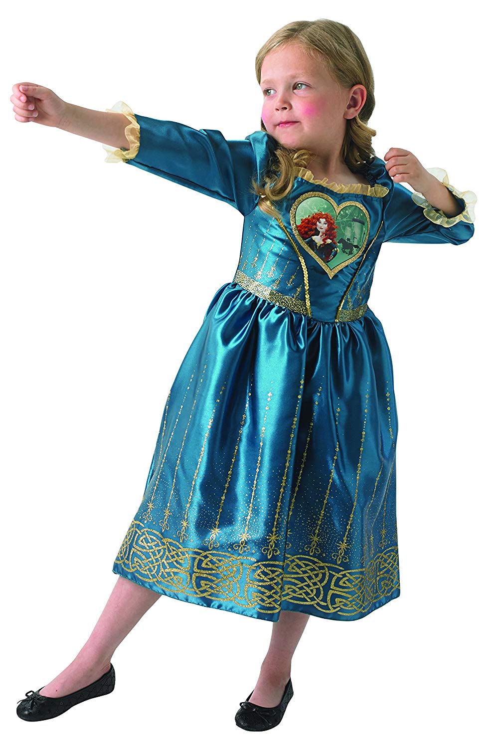 Loveheart Merida Girls Princess Dress main image 1