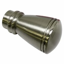 Gardinia Endpin Ø 20 mm, Metal, Stainless Steel Finish, Siro