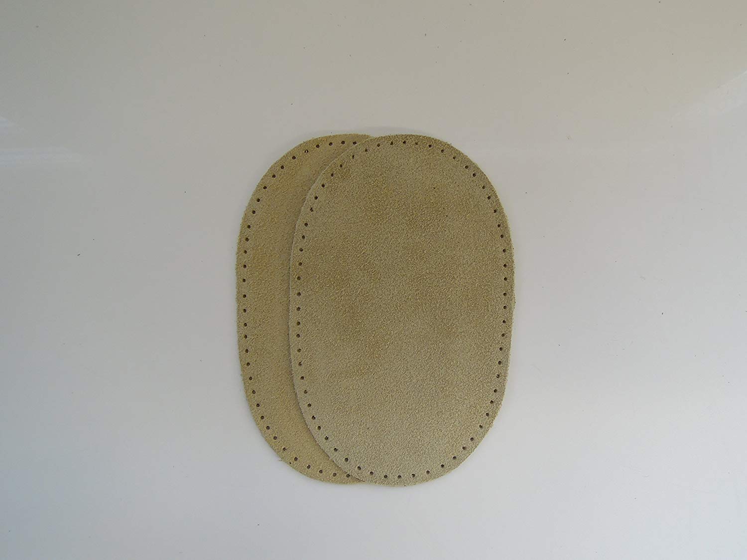Kleiber Large Suede Sew on Trouser/Arm Patches, Beige, 16x10 cm - Image 2