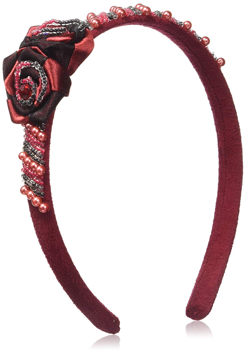 Caravan Hair Decoration Headband Number 1310, Red