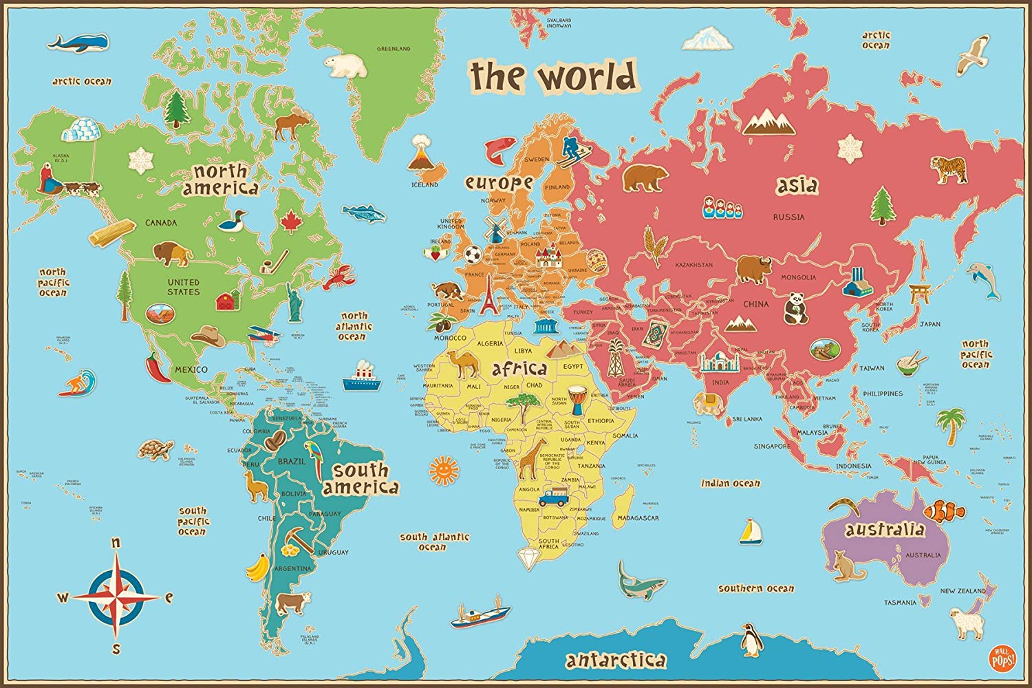 wallpops-self-adhesive-kids-world-map-bigamart