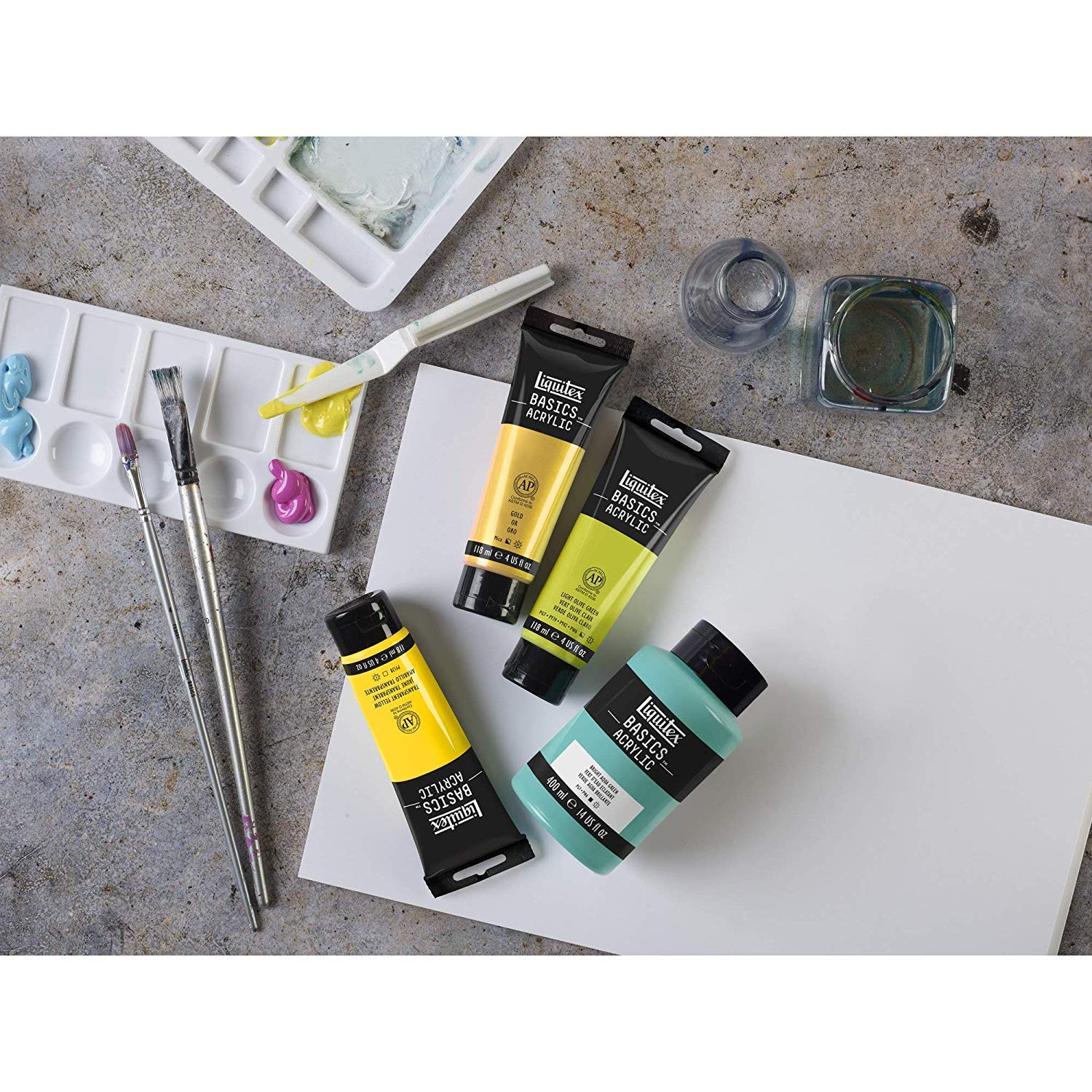 Liquitex Basics 4332432 Acrylic Paint, Mono-pigmented Artist Pigments, Lightfast, Medium Viscosity, Archive Quality - Image 3