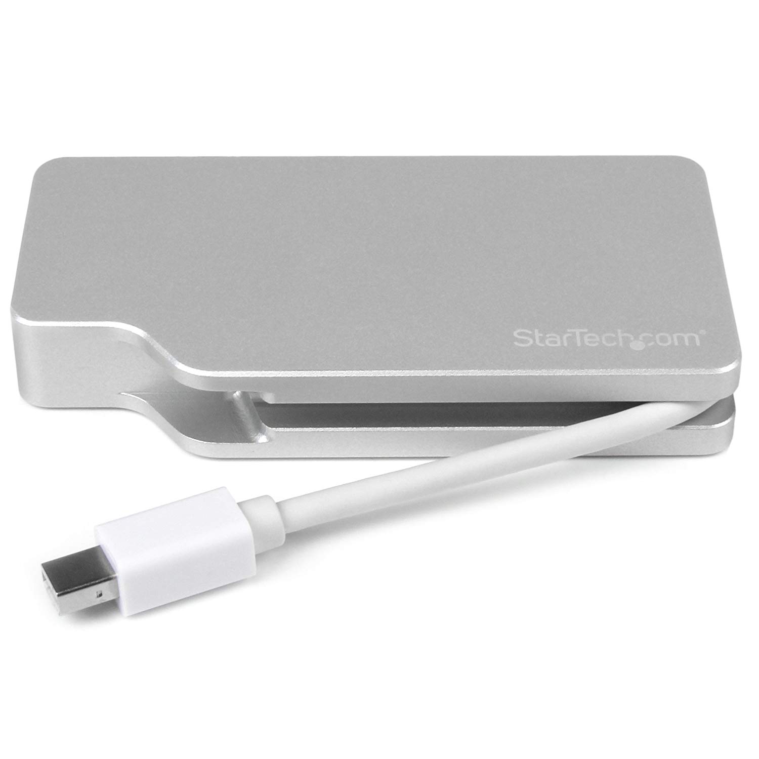 StarTech.com Aluminum Travel A/V Adapter: 3-in-1 Mini DisplayPort to VGA, DVI or HDMI - mDP Adapter - 4K (MDPVGDVHD4K) - Image 3