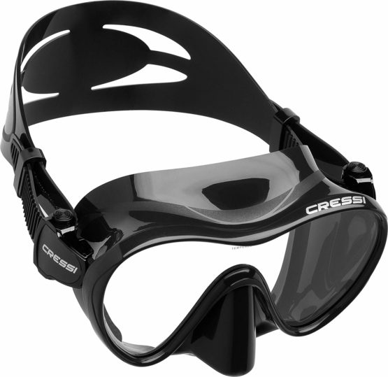 Cressi F1 Frameless Mask - Frameless Diving_Snorkeling Mask, Size L - S