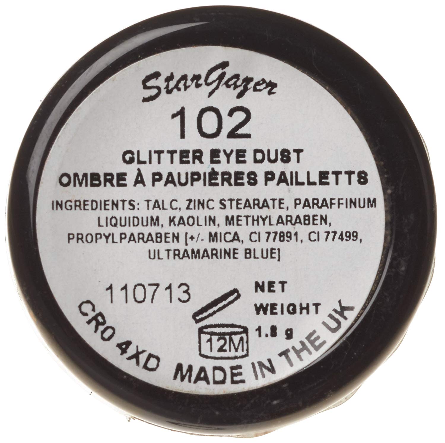 Glitter eye dust number 102, glitter loose powder cosmetic pigment eye shadow - Image 2