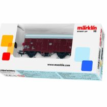 Märklin start up Boxcar with Lighted Marker Lantern,4411, Brown
