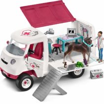 Schleich Horse Club Mobile Veterinarian Clinic Playset for Kids Ages 5-12 with Vet & Horse Toys