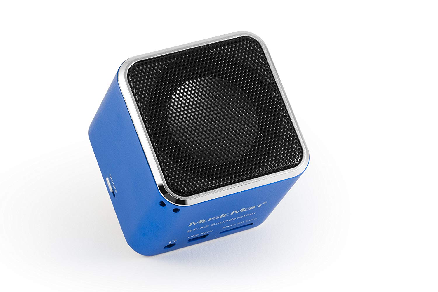Music Man MusicMan TXX3808 Mini Wireless Soundstation BT-X2 (MP3 Player, Bluetooth) - Blue - Image 3