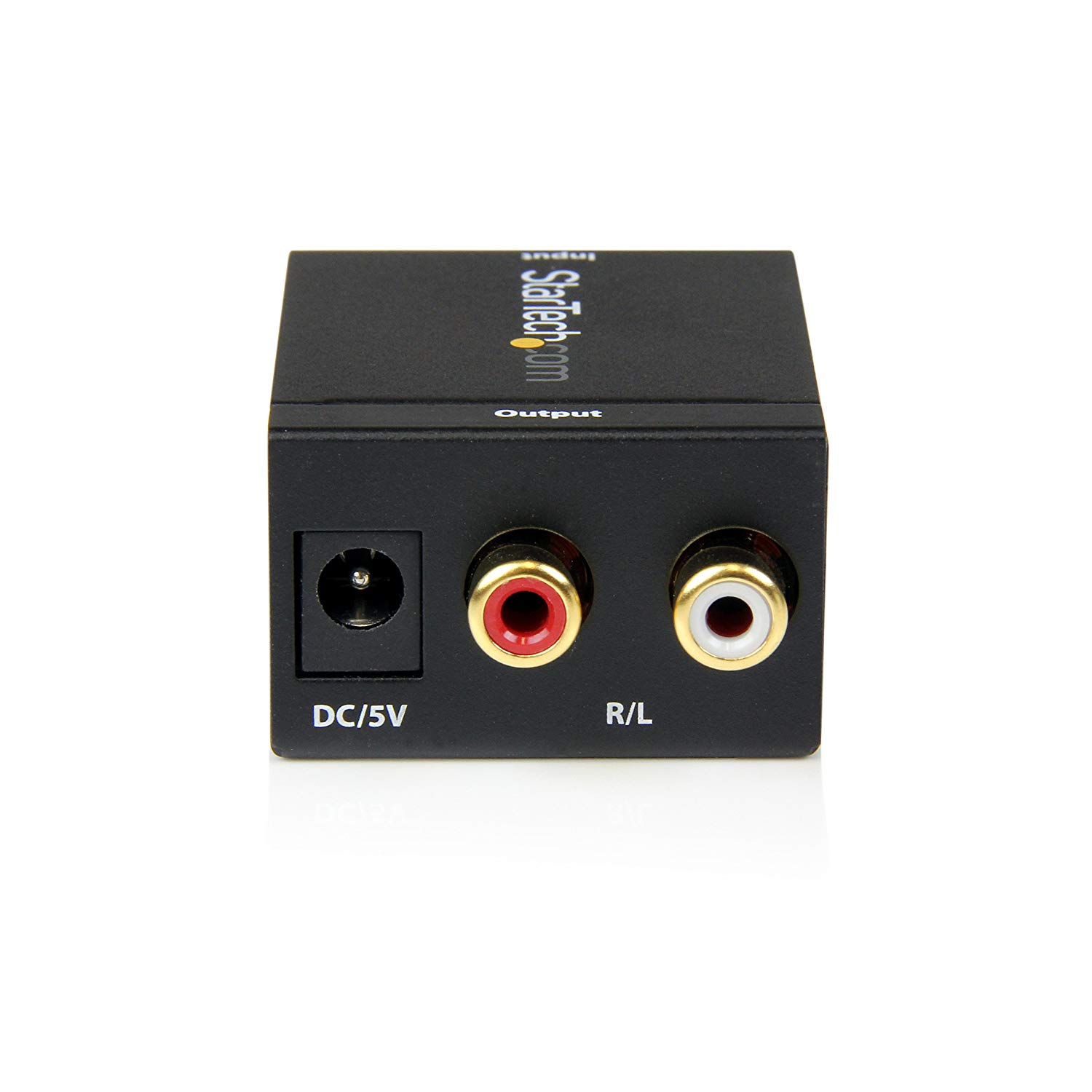 StarTech.com SPDIF Digital Coaxial or Toslink Optical to Stereo RCA Audio Converter - Digital Audio Adapter (SPDIF2AA), black - Image 3