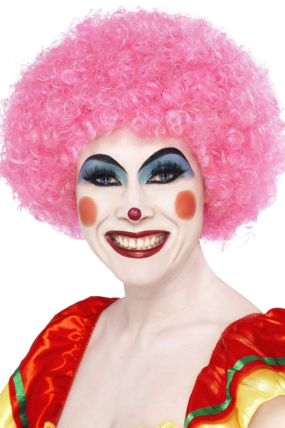 Smiffys Crazy Clown Wig, Pink