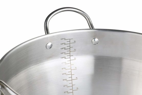 KitchenCraft Home Made Maslin/Jam Pan for Induction Hob with Recipe in Gift Box, Stainless Steel, 9 Litre, Silver - Image 4