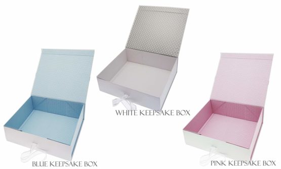 White Cotton Cards Christening A4 Toys Range Keepsake Box (Blue) - Image 3