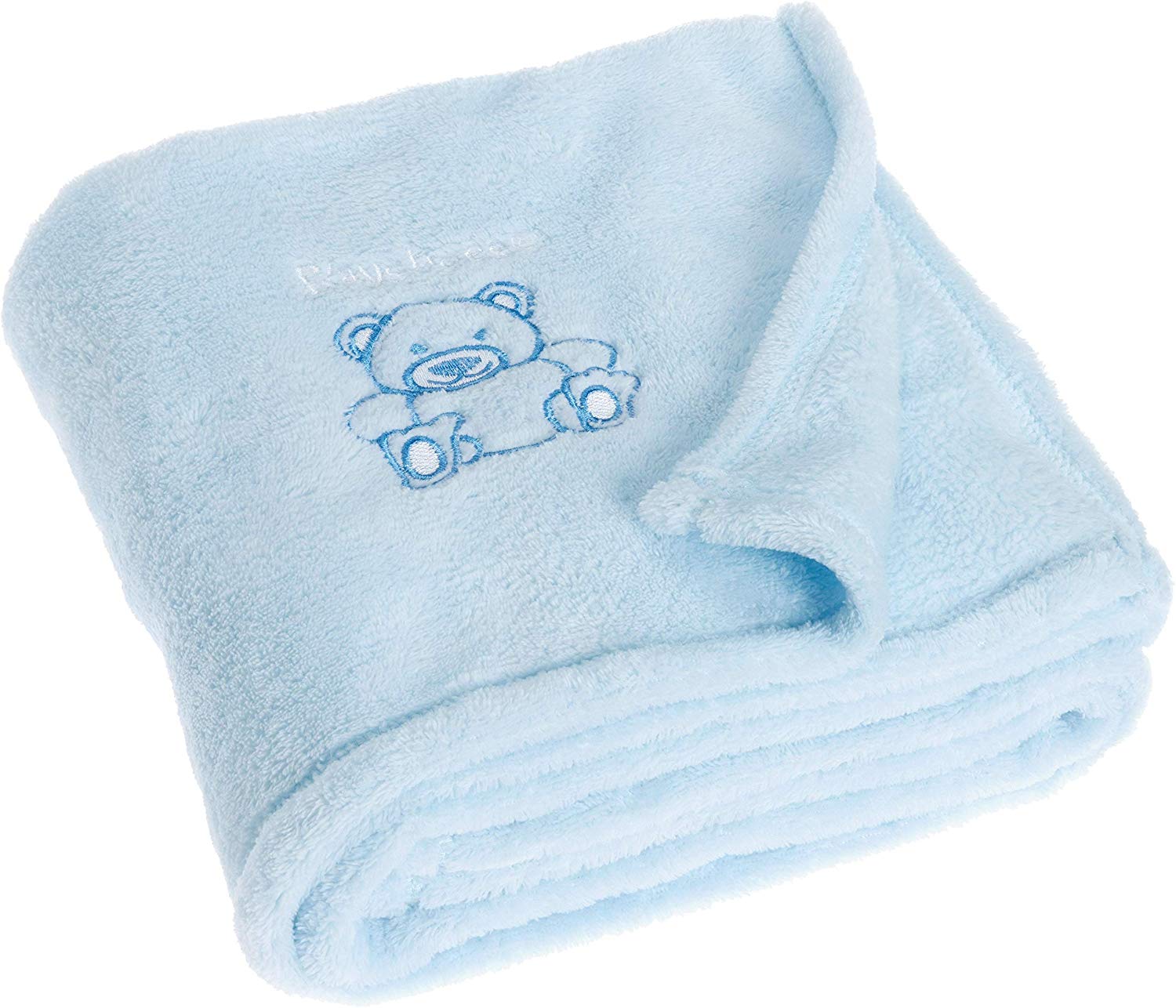 Playshoes 75 Xx 100cm Soft Embroidered Fleece Blanket (Blue), 301700