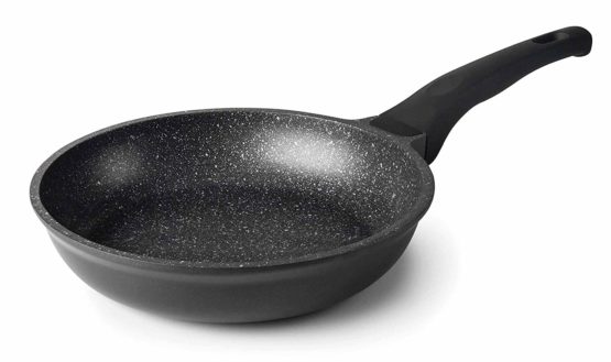 LACOR Eco-Stone Cast Aluminium Induction Fry Pan, Black, 30 x 26 x 30 cm
