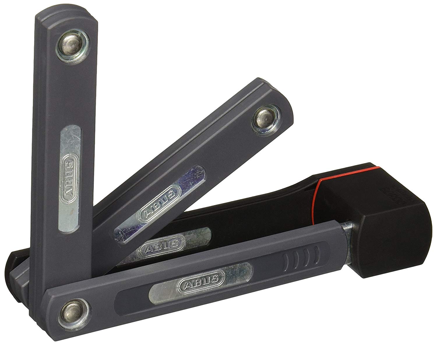 ABUS Bordo uGrip 5700 ST folding lock with lock pouch - Bike lock with 5 mm thick bars - security level 7 - 80 cm - Black