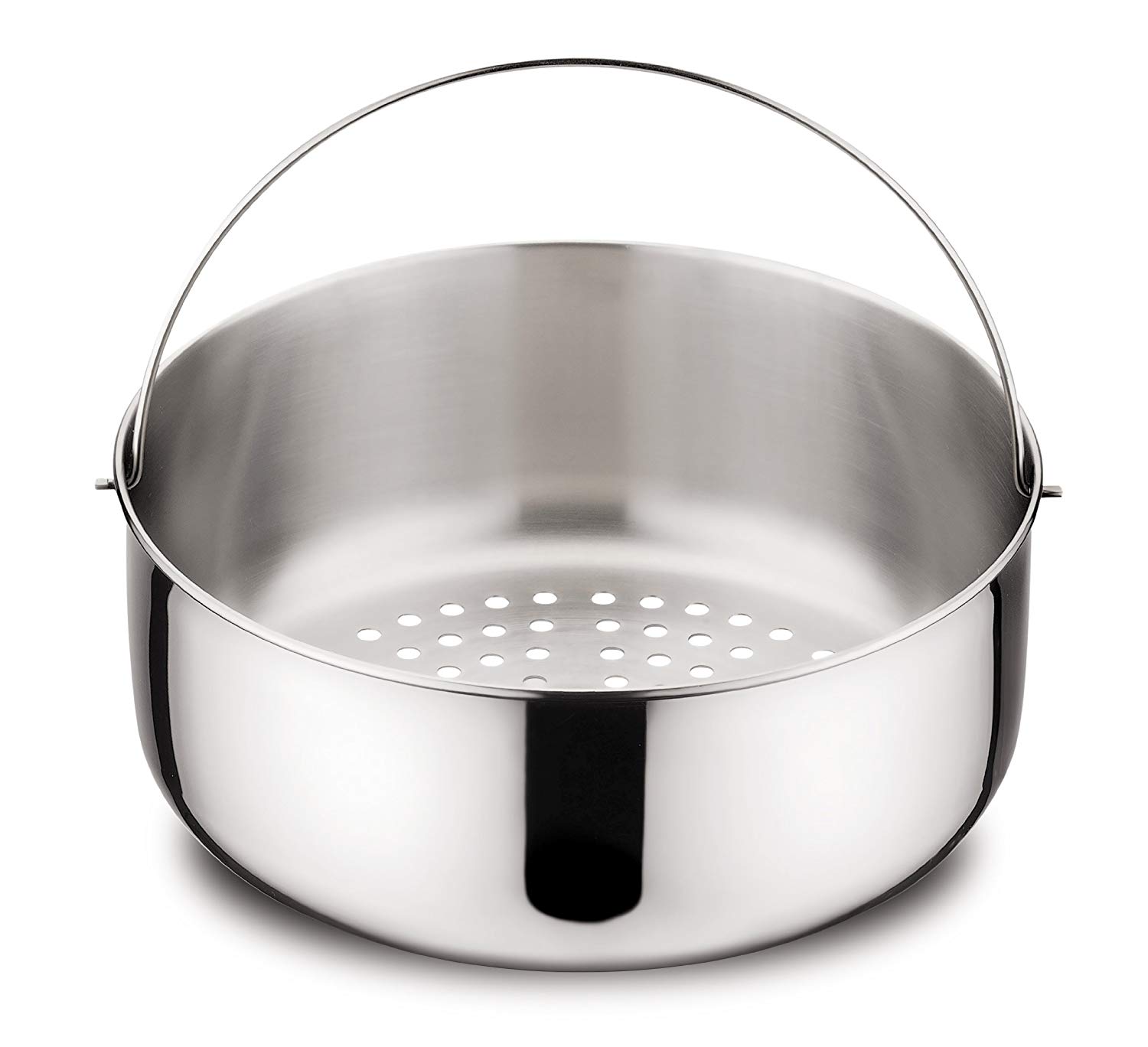 Lagostina Stainless Steel Steamer Basket, 18 cm, for 22 cm Pressure Cookers