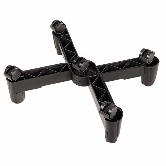 Hama 49310 | PC Stand X with Casters | for PC towers up to 25.5 cm wide | Black - Image 2