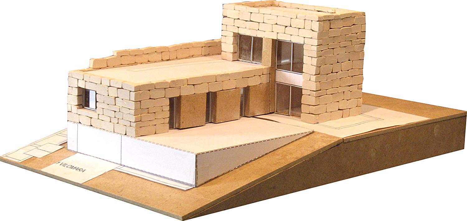 Domus Kits Domus Kits40601 Scale 1:87 "Actual Vilomara Houses Model, Light Bricks, Medium - Image 4