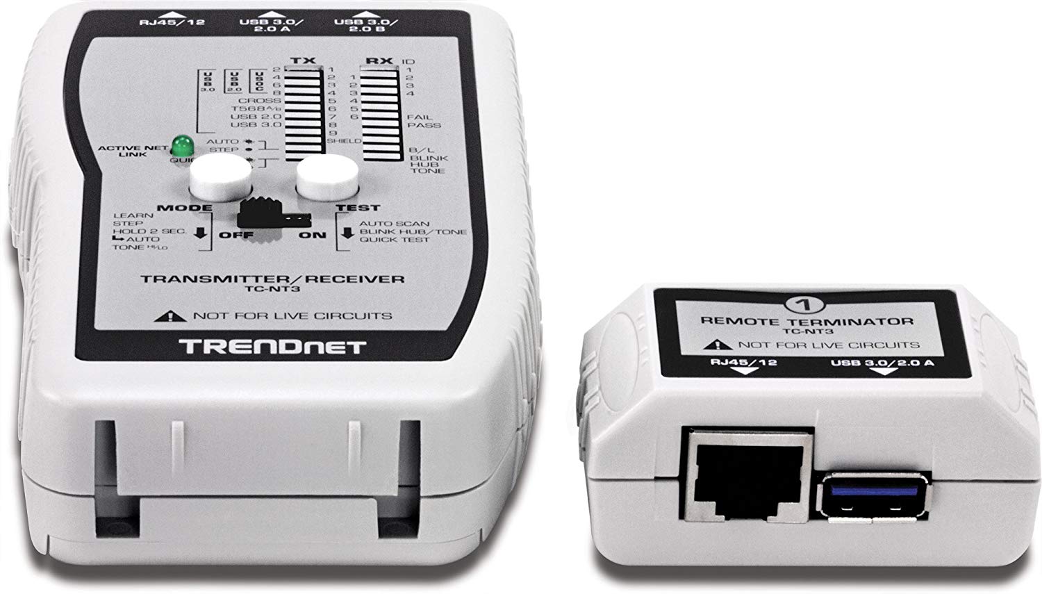 TRENDnet VDV and USB Cable Tester, TC-NT3, Silver - Image 4