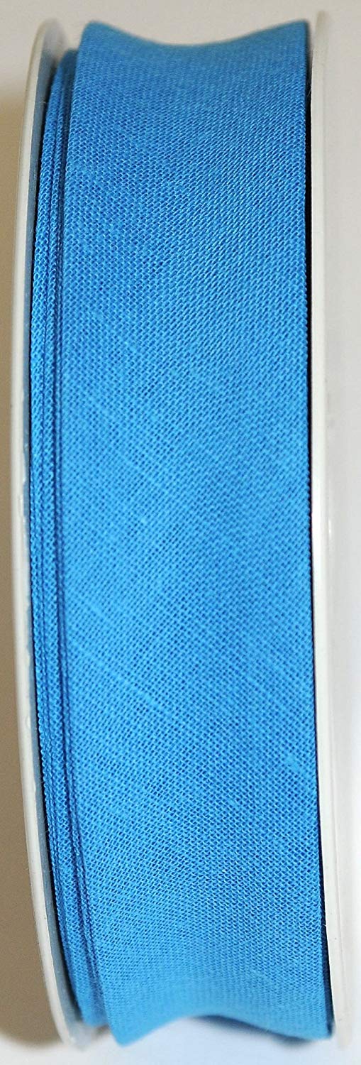 Inastri Trimz Cotton Bias Binding, Peacock Blue, 25 mm x 20 m - Image 2