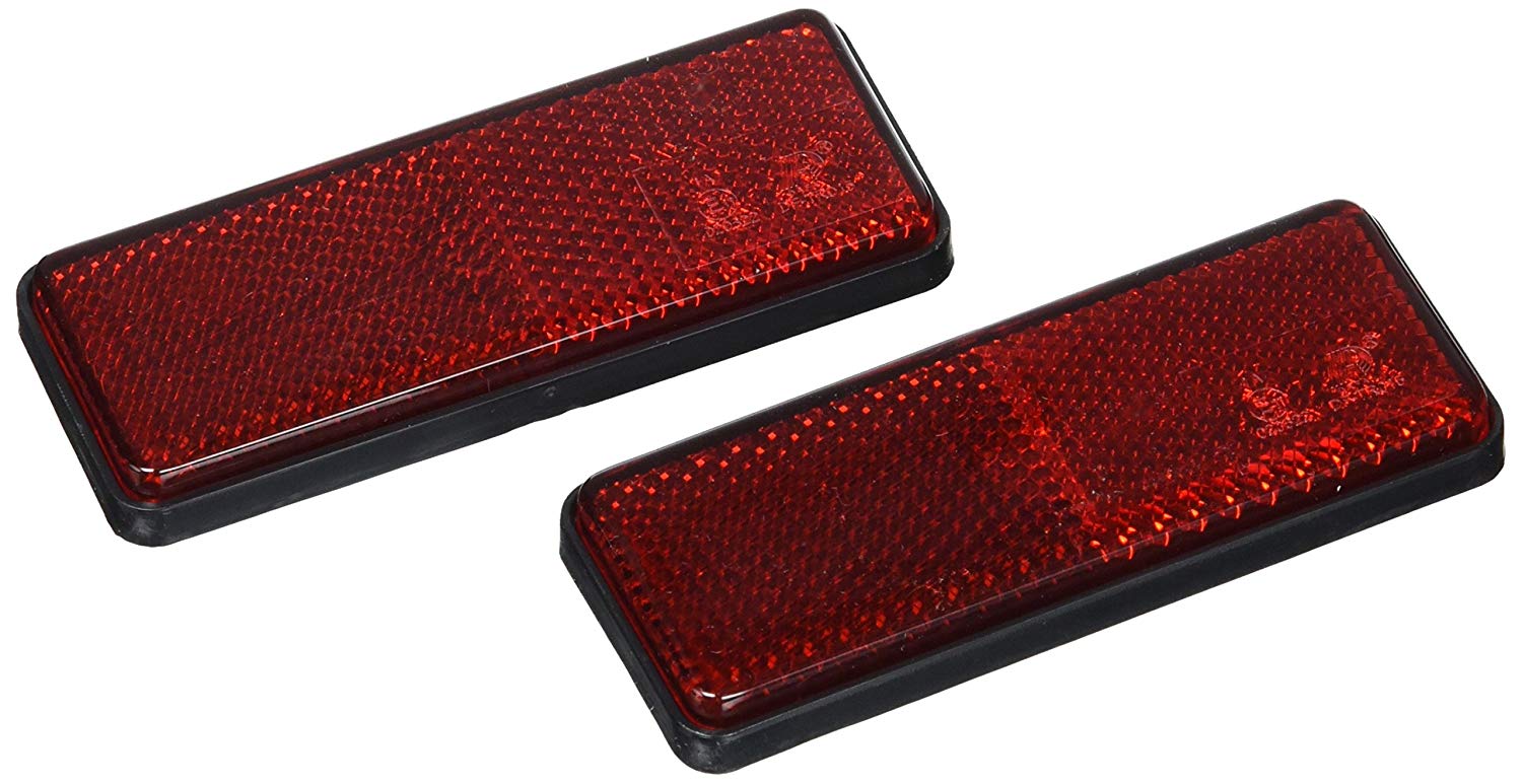 Lampa Pair of rectangular reflectors, approved, red Ref 20540 - Set of 2, Other, Paco da 2