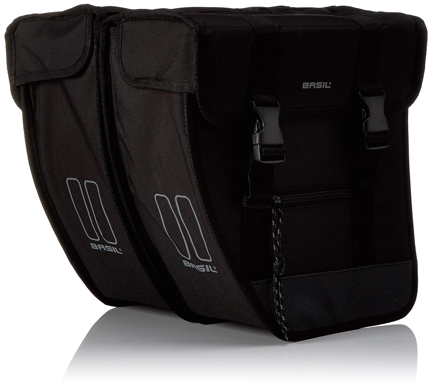 Basil Tour Rear Briefcase Double Pannier Bag Heavy Duty - 26 L, Black, 32 x 32 x 12 cm - Image 2