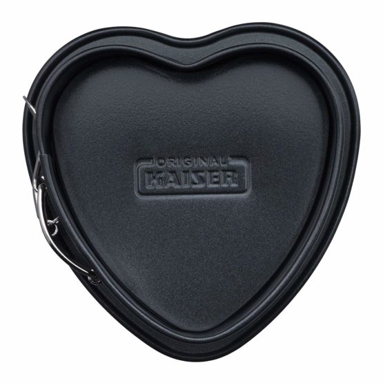 KAISER Pâtisserie mini heart-shaped springform pan, Ø 11cm. Good non-stick coating, leak-proof, attractive 11cm miniature design - Image 2