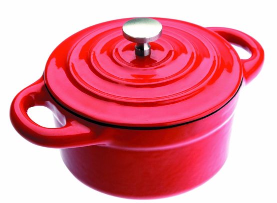 ibili Round Mini Casserole, Red, 10 x 4.5 cm
