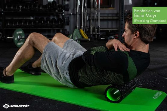 Schildkröt Fitness MF Massage Roller, Myofascial Roller, Black Green - Image 4