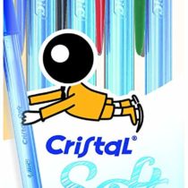 BIC cristal soft Ballpoint Pens - 0.4 mm-Pack of 4-color-a