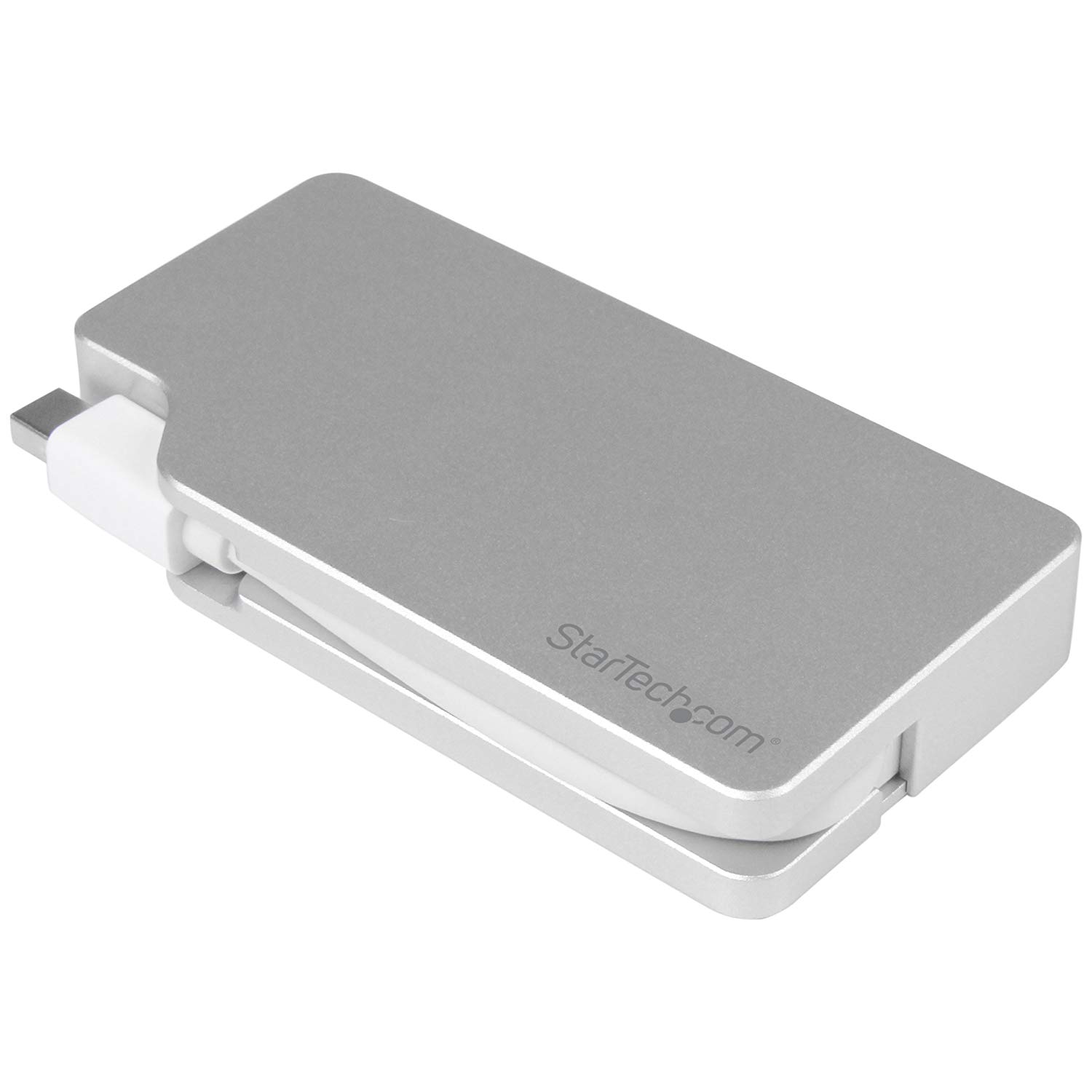StarTech.com Aluminum Travel A/V Adapter: 3-in-1 Mini DisplayPort to VGA, DVI or HDMI - mDP Adapter - 4K (MDPVGDVHD4K) - Image 2