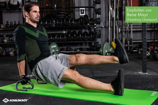 Schildkröt Fitness Push Up Bars, 2 Push-up Handles, Anthracite/Green - Image 3