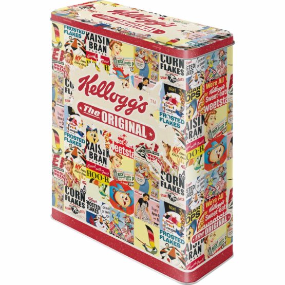 Nostalgic-Art 30308 - Kellogg's The Original Collage, Storage Tin Box XL