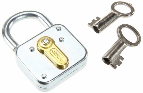 ABUS 1743 235Z/40 Lever Padlock, Silver