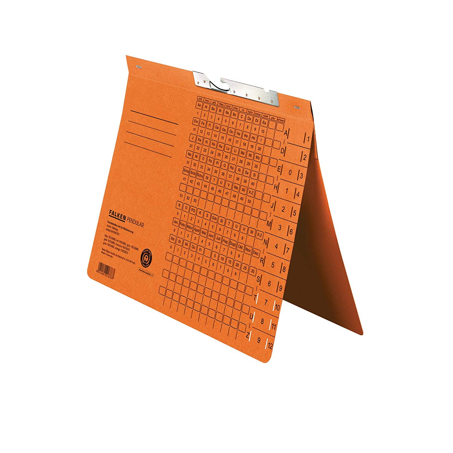 Exacompta, Ref 15033670000F, FALKEN, Pendular Pendel Top-Down Flat Files with Index Slots, A4 (210 x 297mm) in Size - Image 2