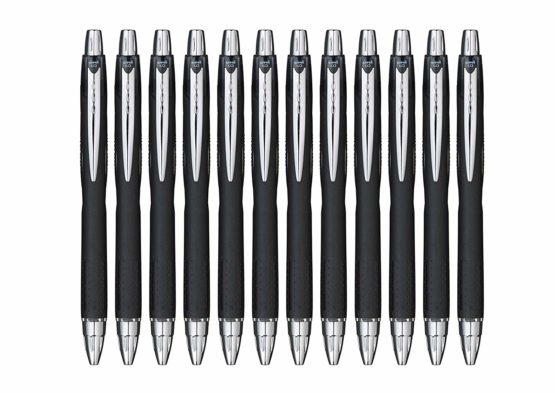 Uni-Ball SXN-210 Jetstream RT Retractable Rollerball Pen Black Ink - Pack of 12 - Image 2
