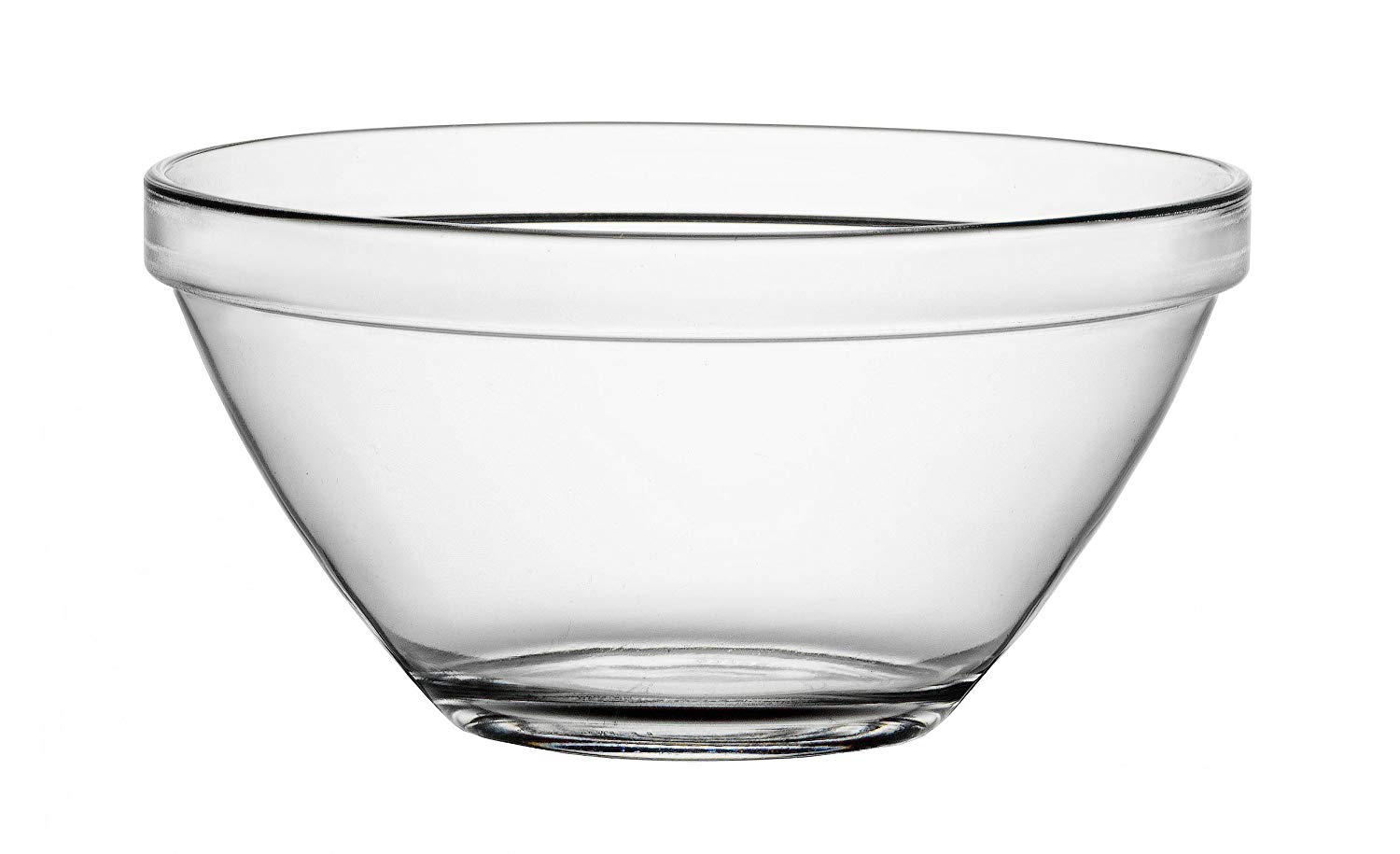 Bormioli , Pompeii Glass Salad Bowl, 17 cm, Transparent