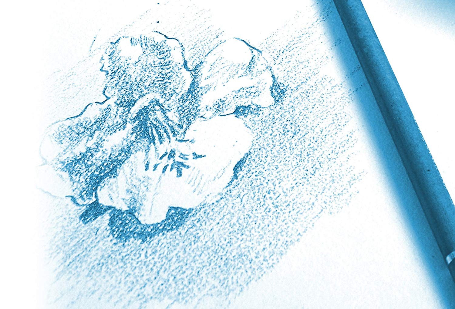 Clairefontaine, Ref 96682C, White Grained Drawing Paper Glued Pad (40 Sheets), A3 Sized, 125gsm Paper - Image 2