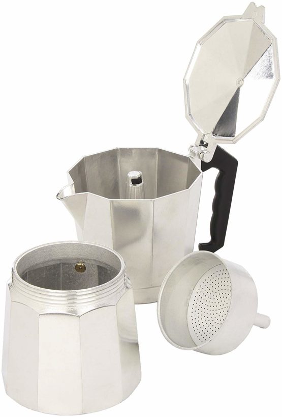 ibili 610909" Bahia Espresso/Coffee Maker, Aluminium, Silver/Black - Image 2