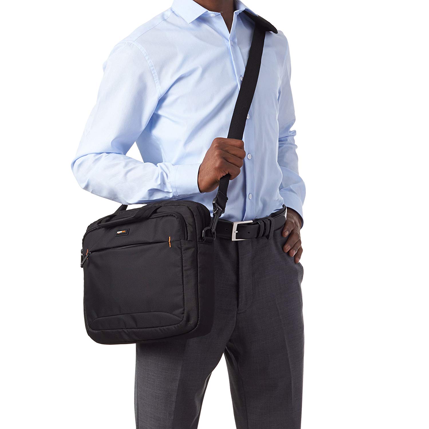 Amazon Basics Compact Laptop Shoulder Bag Carrying case with Accessory