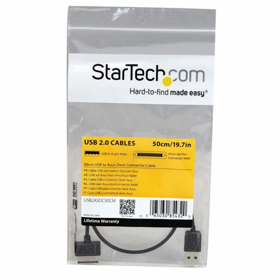 Startech 0.5m Dock Connector to USB Cable for ASUS Transformer Pad and Eee Pad Transformer/Slider - Image 4