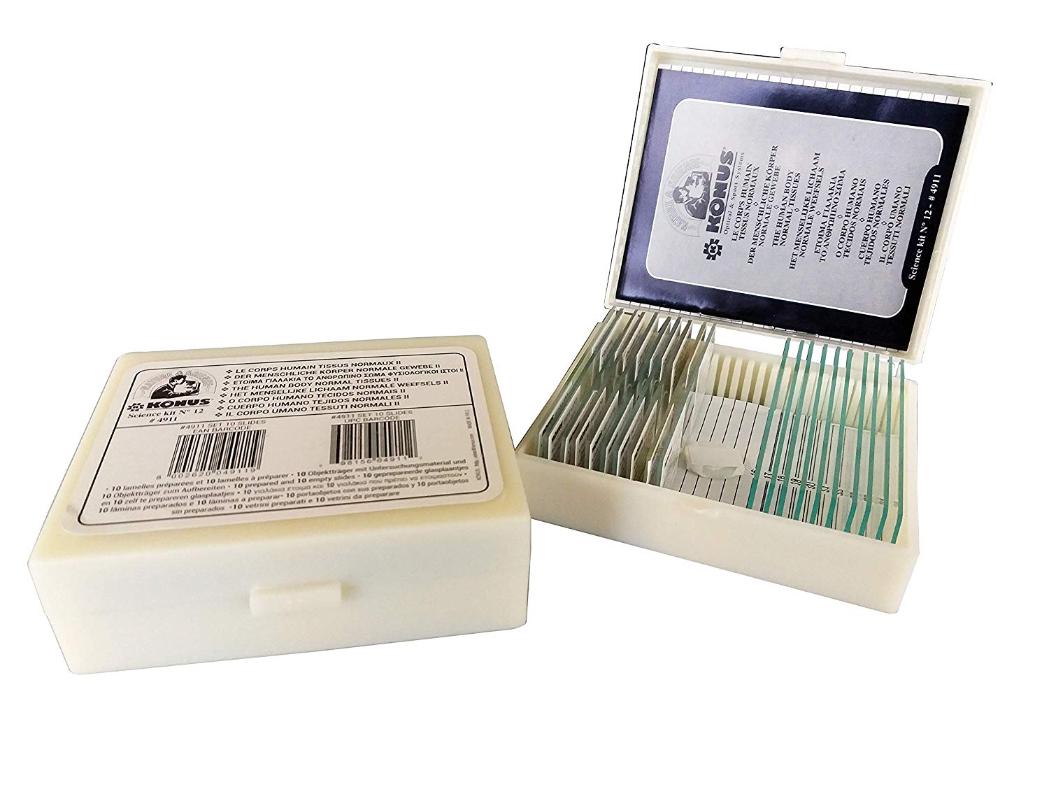 Konus Preparation Set - Human Tissue 2 (Pack of 10), Multi-Colour
