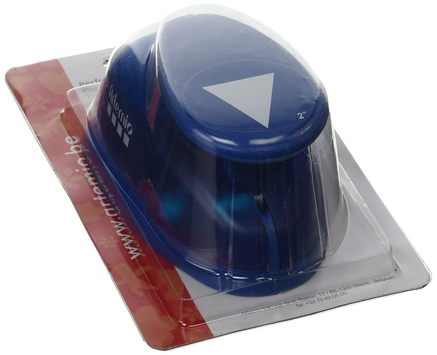 Artemio 5 cm Giant Triangle Lever Punch, Blue